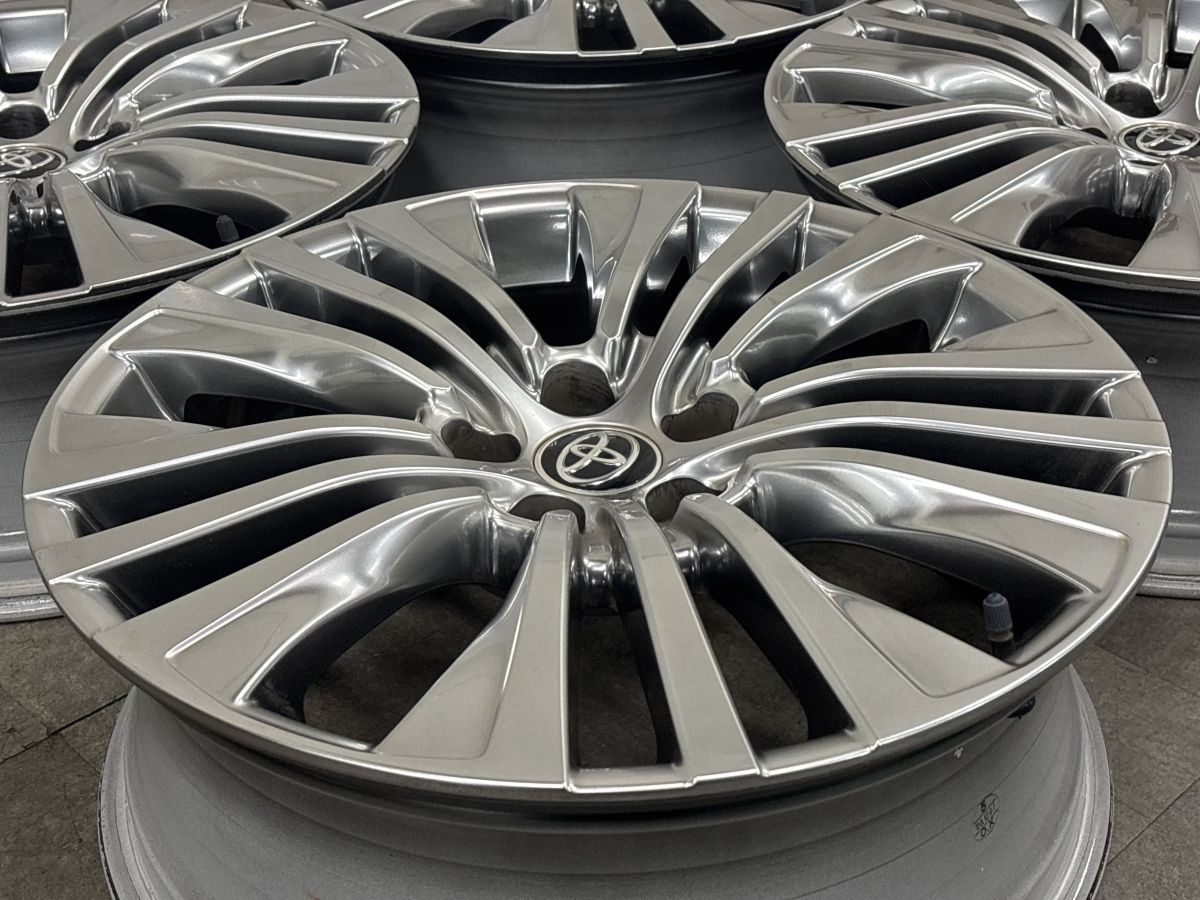 良好品】トヨタ 80 ハリアー Z 純正 19in 7.0J +35 PCD114.3 4本セット