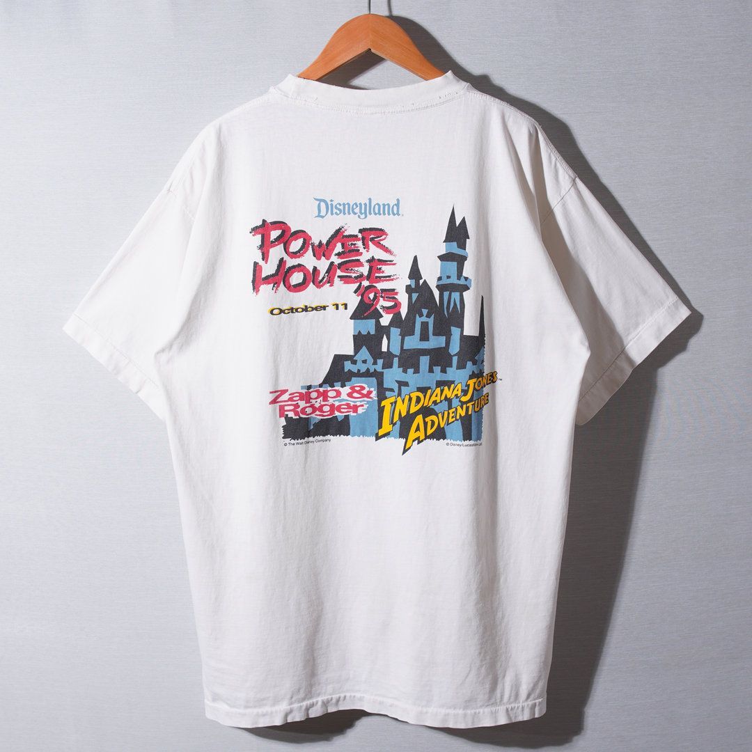 限定品 90s 1995年製 ディズニー Disney Tシャツ XL ホワイト