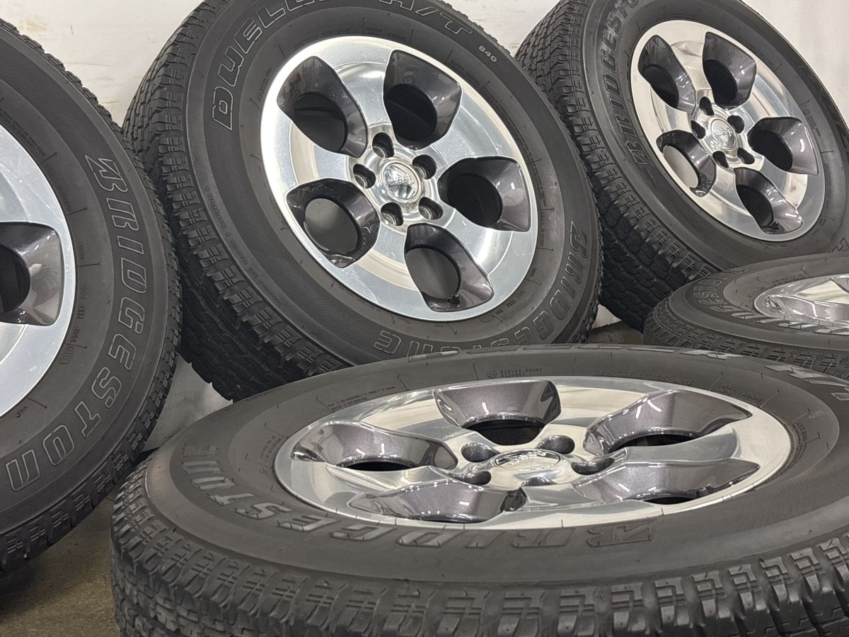 ホイール良好品】ジープ JK ラングラー 純正 18in 7.5J +44.45 PCD127