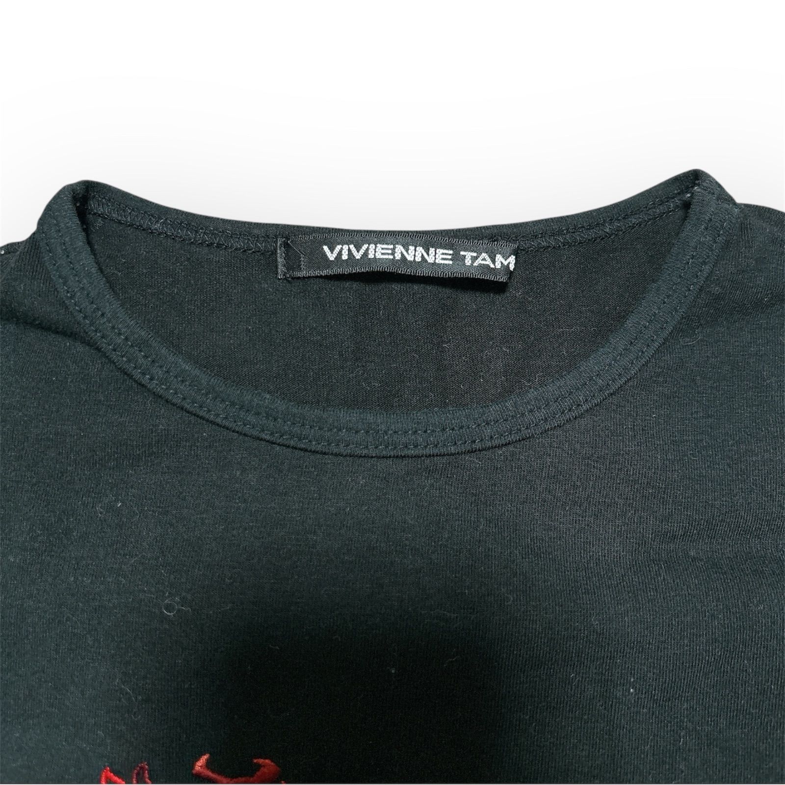 VIVIENNE TAM ヴィヴィアンタム ドラゴン Tシャツ 半袖 ブラック