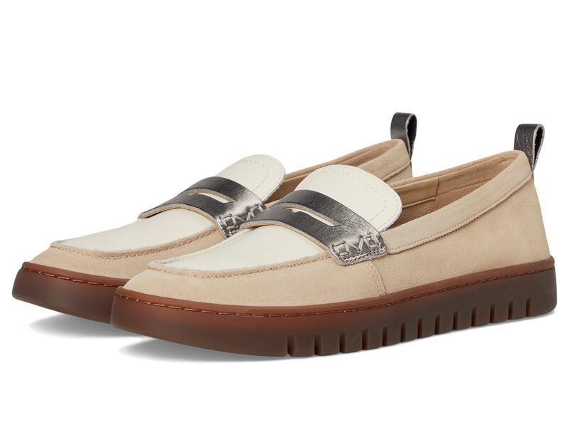 バイオニック レディース シューズ スリッポン・ローファー VIONIC Uptown LoaferMoc Shoes Lucid Beige Mul ベージュ