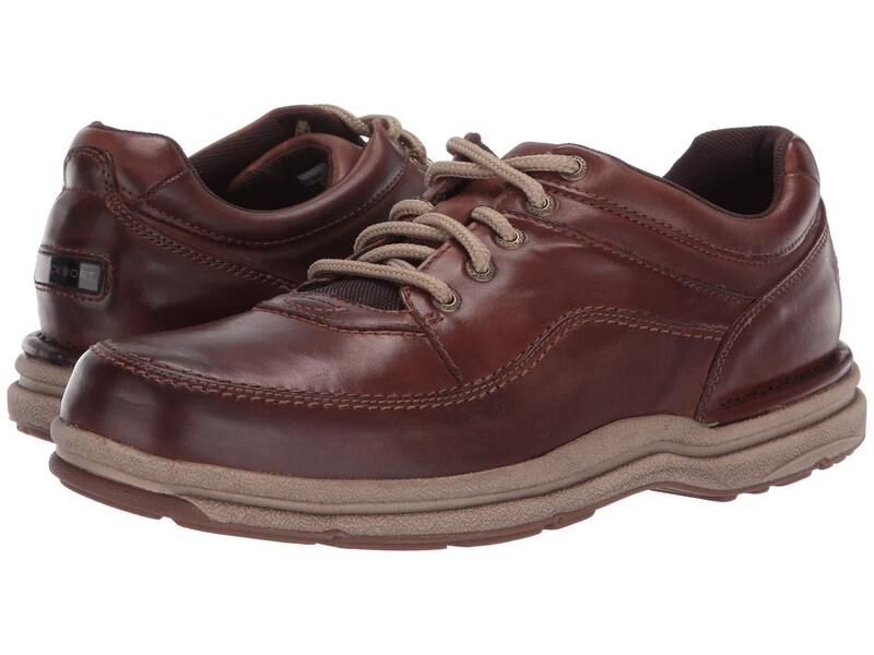 ロックポート メンズ シューズ オックスフォード Rockport World Tour Classic Walking Shoe Brown Leather ブラウン