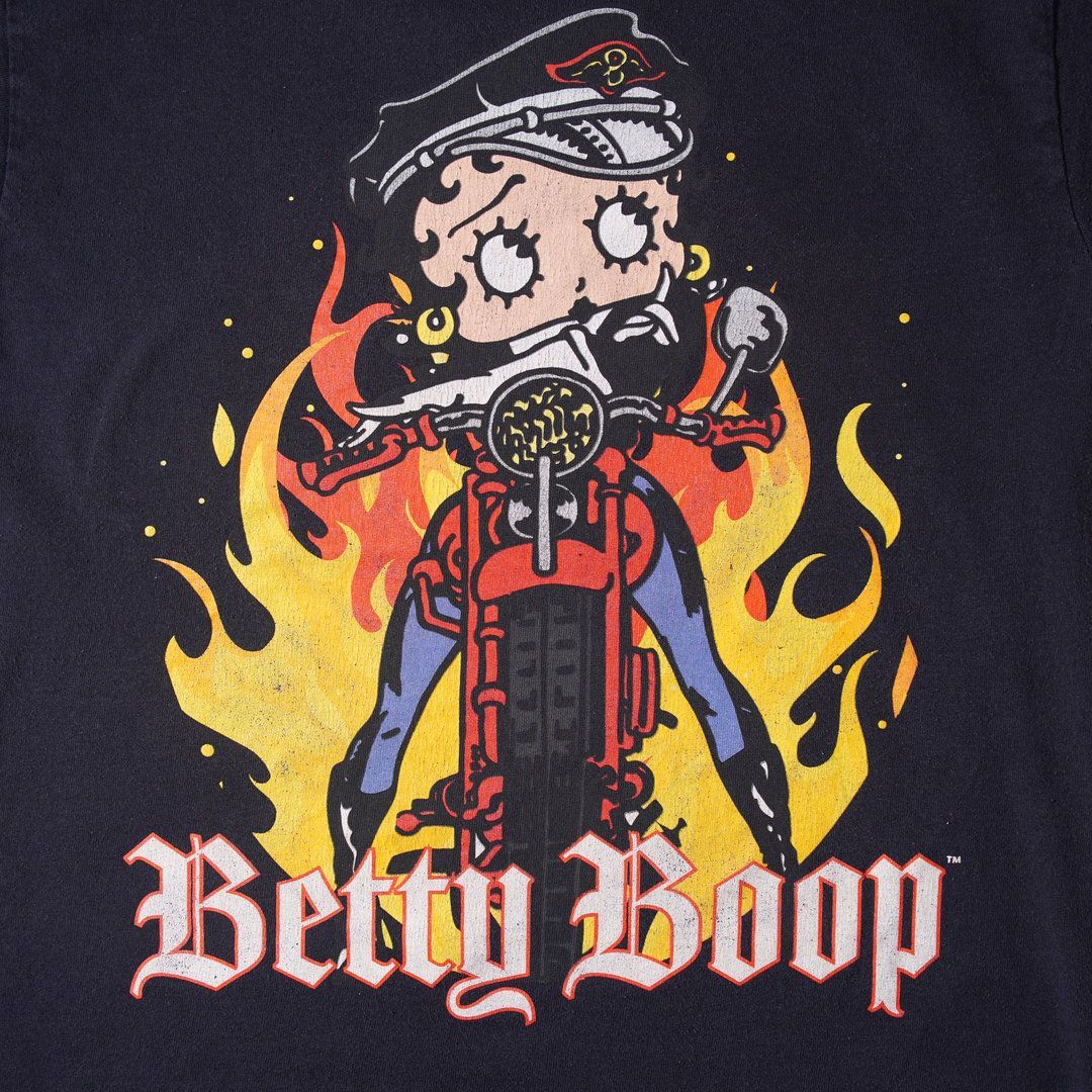 ベティ ブープ Betty Boop Tシャツ M ブラック ベティちゃん キャラ
