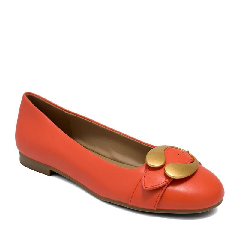 エアロソールズ レディース シューズ サンダル Aerosoles Paradise WomenslipOn Ballet Flats Orange オレンジ