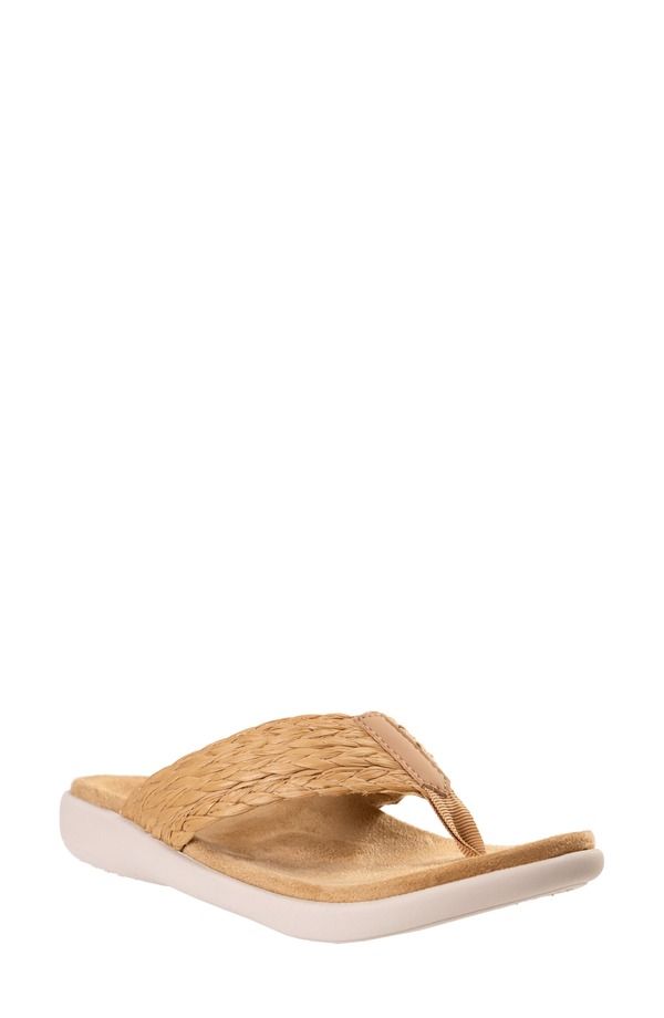 レヴィタライン レディース シューズ サンダル Revitalign Yumi Raffia Flip Flop Natural