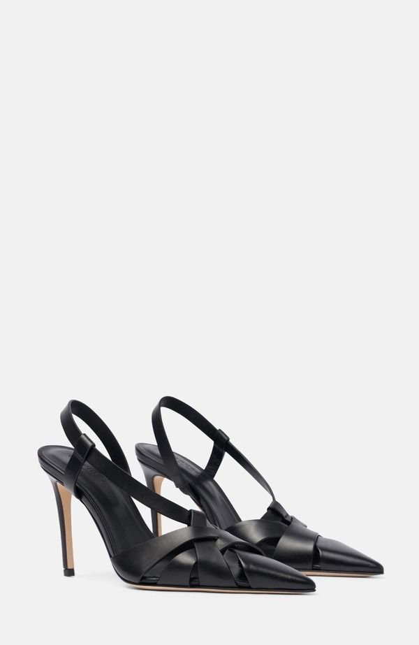 スカロッソ レディース シューズ パンプス SCAROSSO Athena Pumps Black Calf ブラック