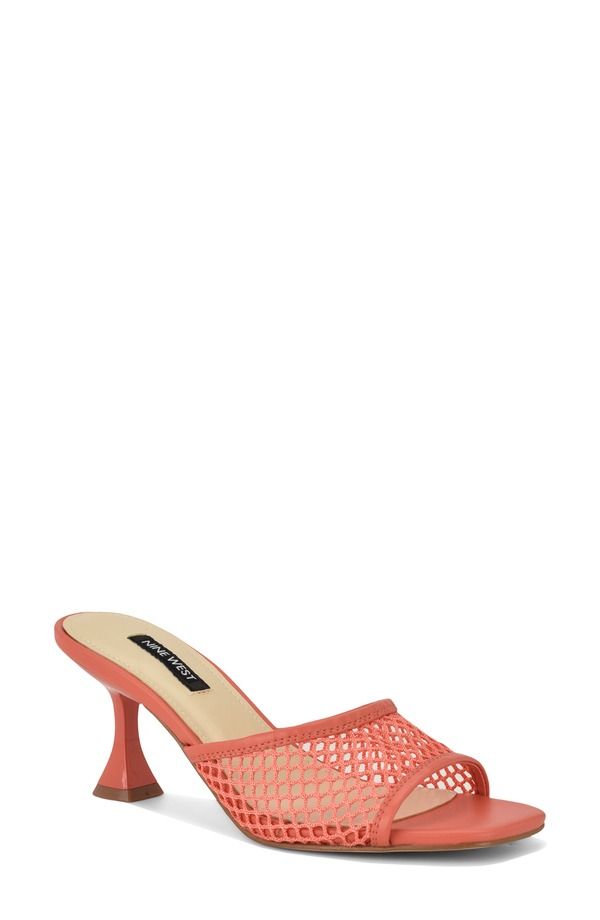 ナインウェスト レディース シューズ ヒール サンダル Nine West Cabana Slide Sandal Orange オレンジ