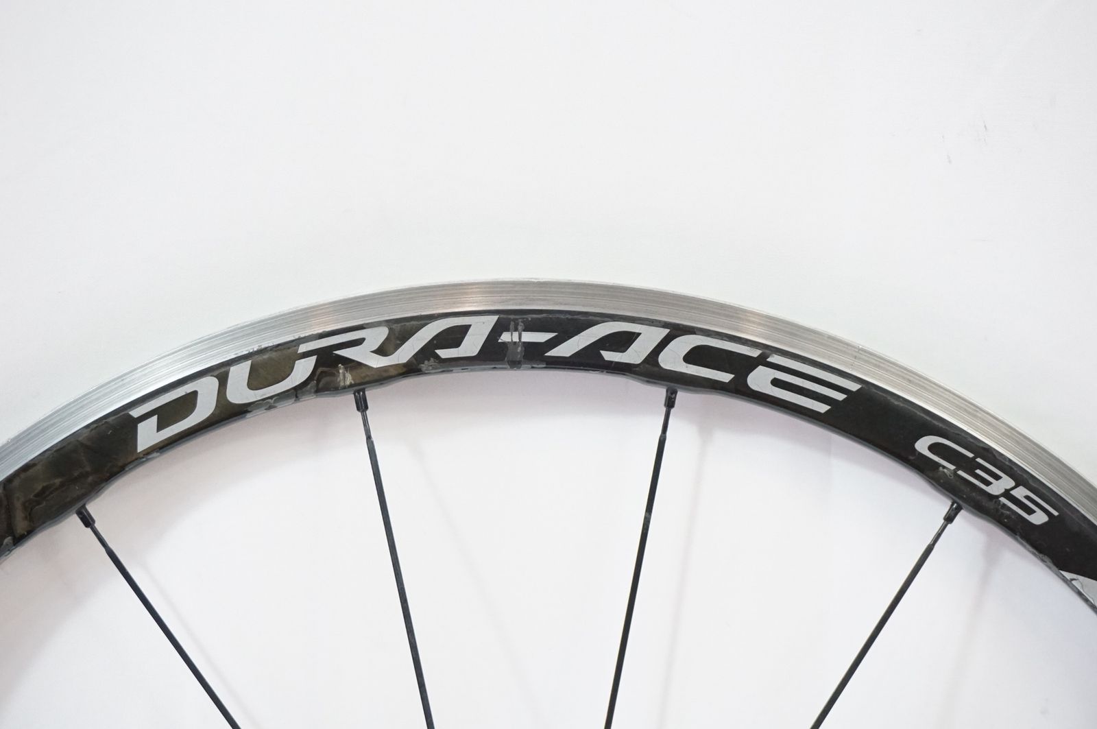 ジャンク SHIMANO 「シマノ」 DURA-ACE WH-9000 C35 CL フロント