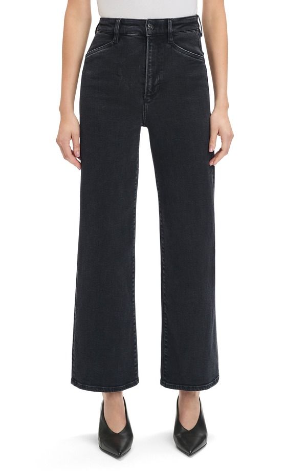 フェイバリット ドーター レディース ボトムス デニムパンツ ワイドレッグ ハイウエスト ジーンズ Favorite Daughter The Mischa Super High Waist Wide