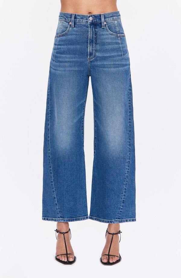 ピストーラ レディース ボトムス デニムパンツ ワイドレッグ ハイウエスト ジーンズ Pistola Kyra High Waist Wide Leg Jeansoho