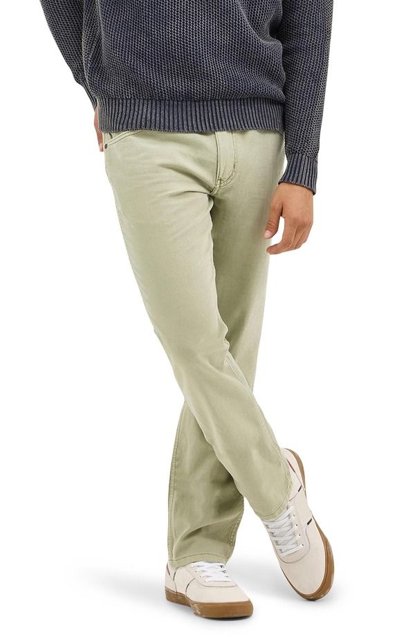 ラングラー メンズ ボトムス カジュアルパンツ ストレート コットン リネン Wrangler Greensboro Straight Leg 5Pocket Cotton Linen Pants T