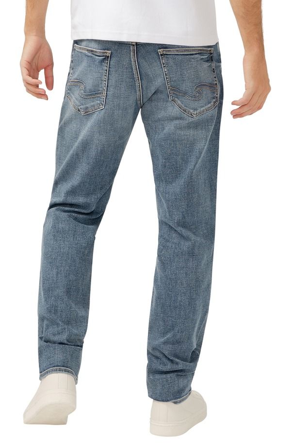 シルバー ジーンズ メンズ ボトムス デニムパンツ Silver Jeans Co Eddie Athletic Fitapered Jeans Indigo インディゴ