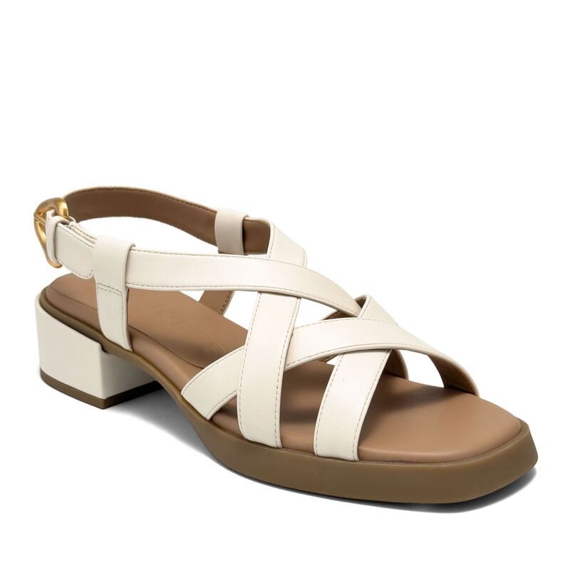 エアロソールズ レディース シューズ パンプス サンダル ヒール Aerosoles Daily Womens Low Heeled Slingback Sandals Eggnog