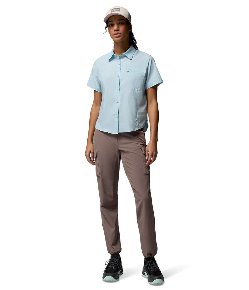 コロンビア レディース ボトムス カジュアルパンツ Columbia Silveridgelite Pants Iron シルバー