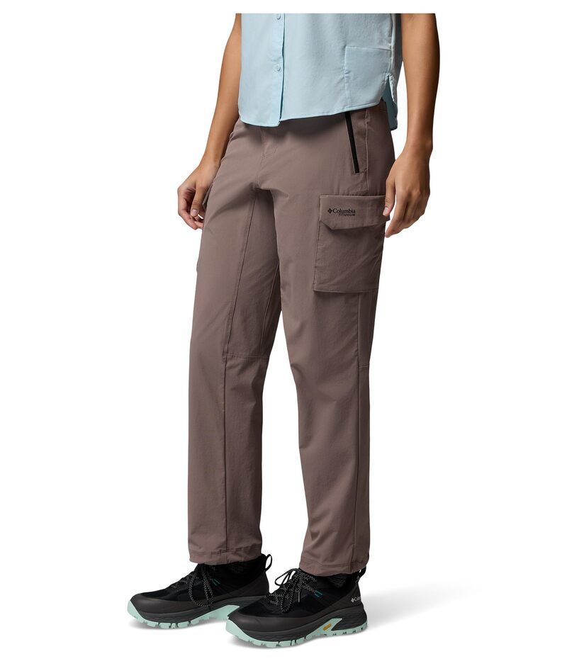 コロンビア レディース ボトムス カジュアルパンツ Columbia Silveridgelite Pants Iron シルバー