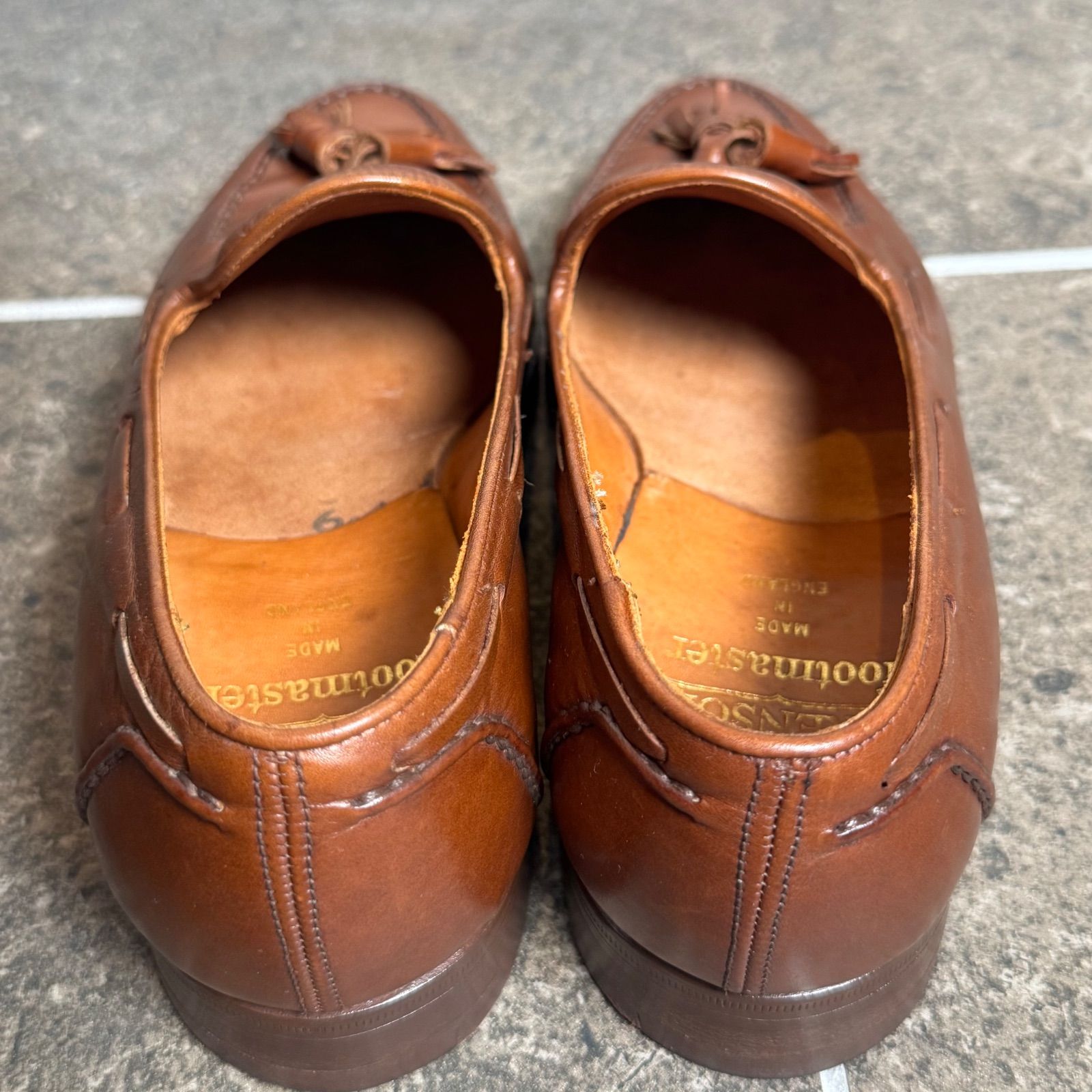 美品】GRENSON グレンソン Footmaster タッセルローファー 英国製 80