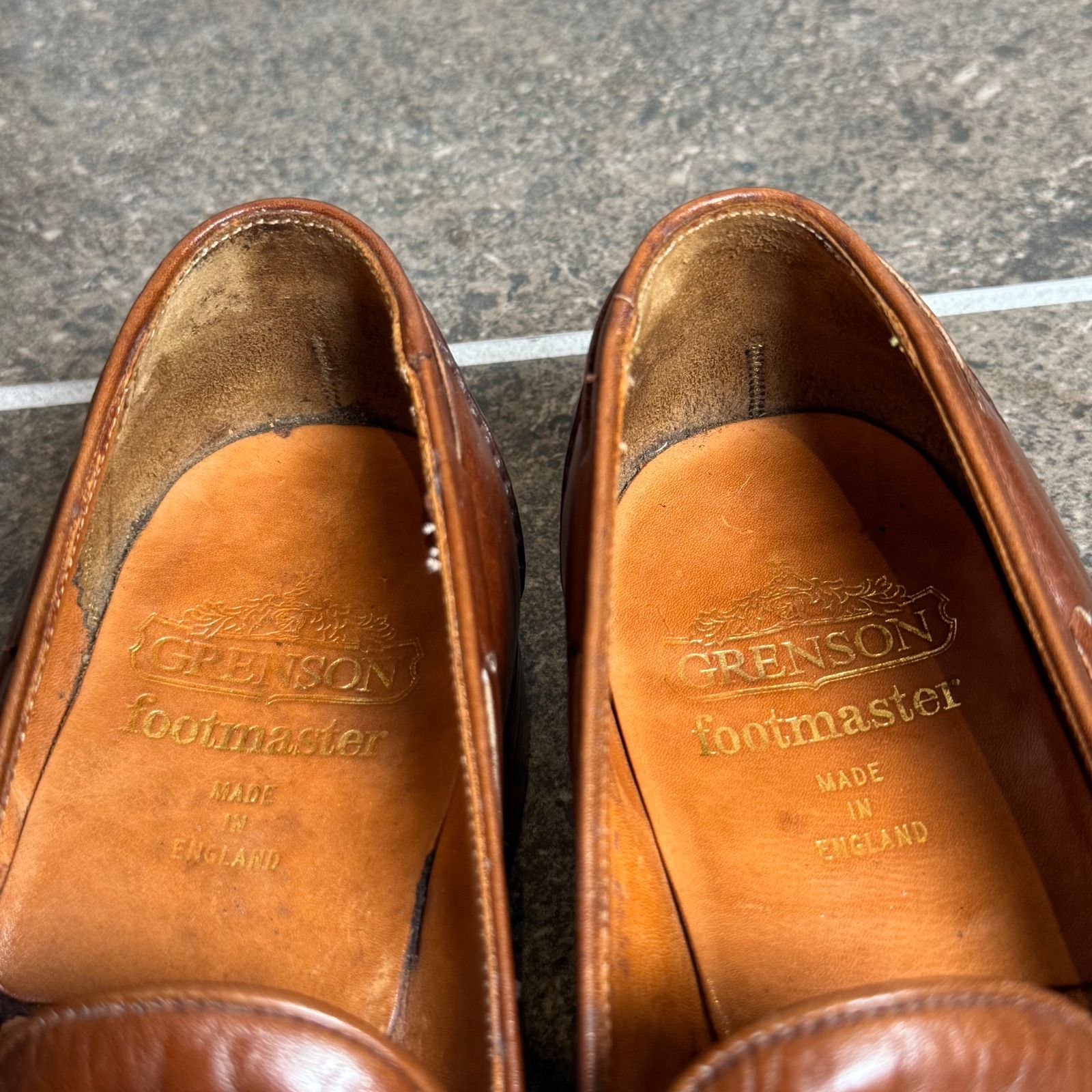 美品】GRENSON グレンソン Footmaster タッセルローファー 英国製 80