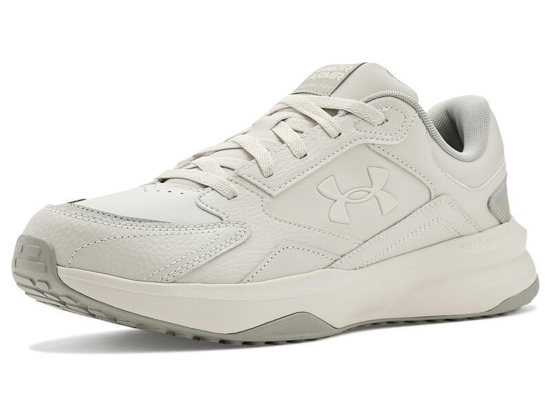アンダーアーマー メンズ シューズ スニーカー レザー Under Armour Edge Leather Summit WhiteSu ホワイト