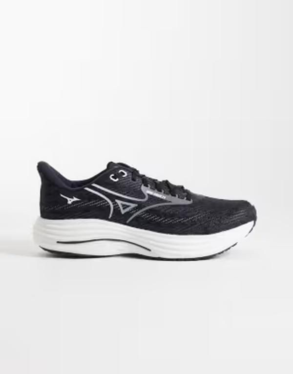 ミズノ メンズ シューズ スニーカー Mizuno Wave Rider 29 running sneakers and Black ブラック