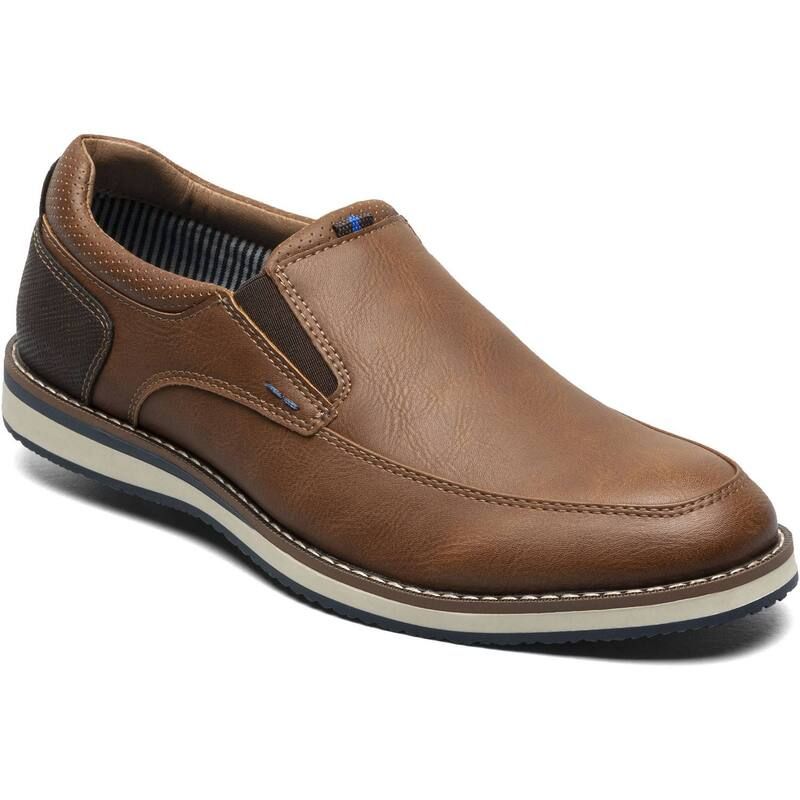 ノンブッシュ レディース シューズ オックスフォード Nunn Bushyde II Mens Moc Toe SlipOn Shoes Cognac