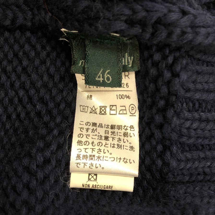 ザ ノーネ クルーネック メンズ ブラック サイズ46 Zanone【LA