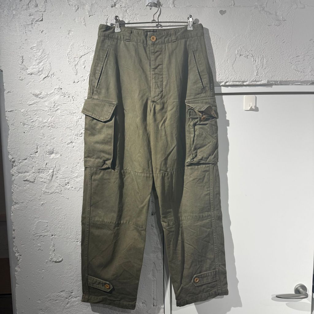 AUBERGE×Brilla per il gusto オーベルジュ×ブリッラぺルイルグスト CARGO PANTS カーゴパンツ オリーブ size:38 【表参道B07】 7,200円