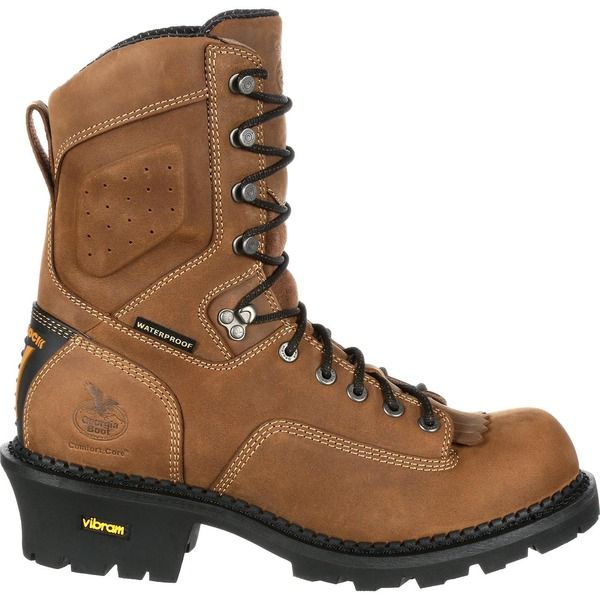 ジョージブーツ メンズ シューズ ブーツ・レインブーツ Georgia Boot Comfort Core Logger Work Boot Brown ブラウン
