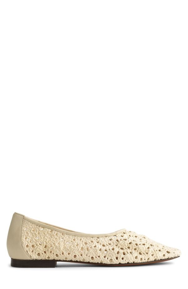 メイドウェル レディース シューズ パンプス Madewell The Mylie Crochet Glove Flat Vintage Khaki カーキ