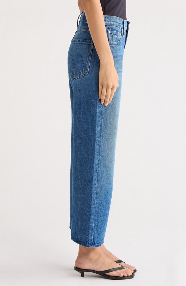 マザー レディース ボトムス カジュアルパンツ ジーンズ MOTHER Lil Dodger Flood Jeans Green Thumb グリーン