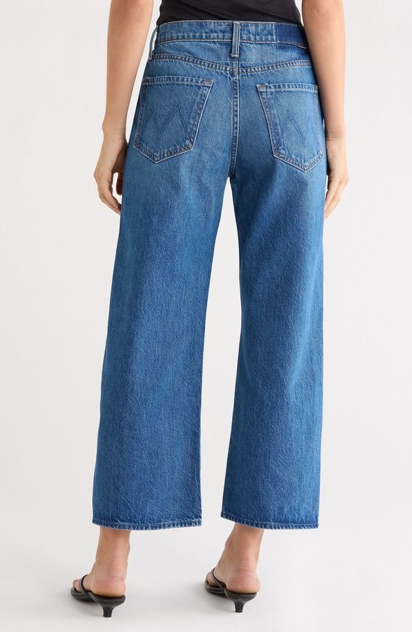 マザー レディース ボトムス カジュアルパンツ ジーンズ MOTHER Lil Dodger Flood Jeans Green Thumb グリーン