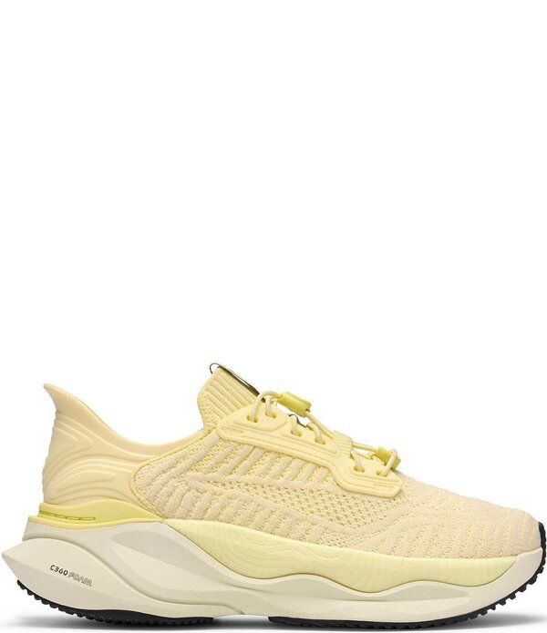 クラークス レディース シューズ スニーカー レース ニット Clarks Womens Pace Rise Knitoggle Lace Sneakers Pale Yellow イエロー