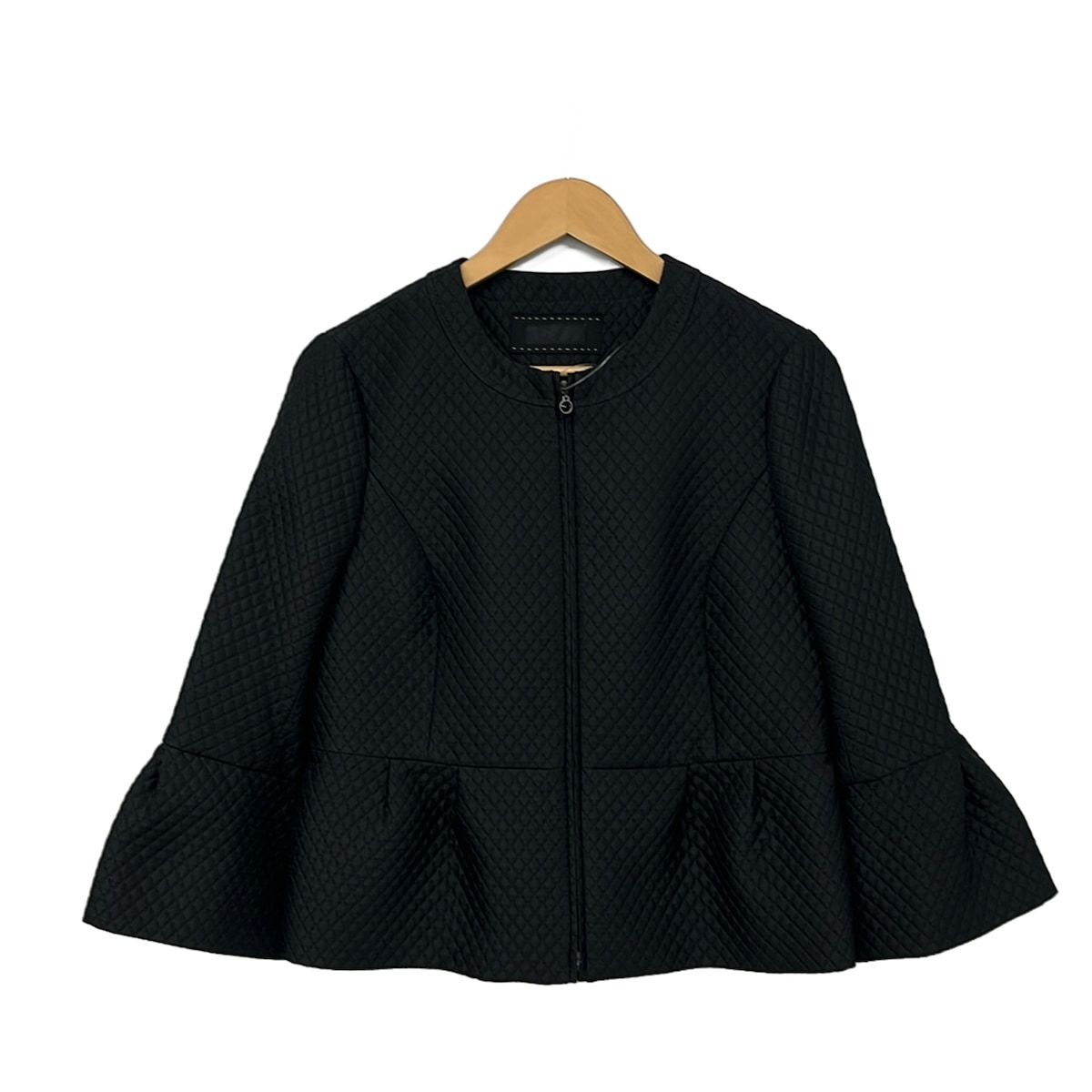 TO BE CHIC(トゥービーシック) ブルゾン サイズ42 L レディース美品 - 黒 長袖/キルティング/ジップアップ/春/秋
