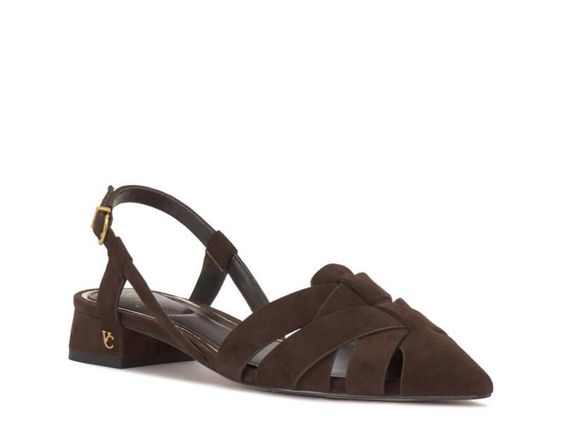 ヴィンスカムート レディース シューズ パンプス Vince CamutoVinesha Flat Dark Brown ブラウン