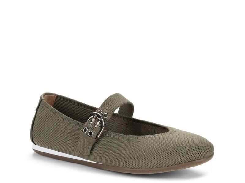 ミートゥー レディース シューズ パンプス Me TooVessi Mary Jane Flat Olive Green グリーン