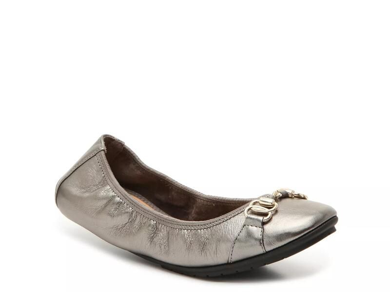 ミートゥー レディース シューズ パンプス Me TooOlympia Ballet Flat Pewter Metallic ピューター