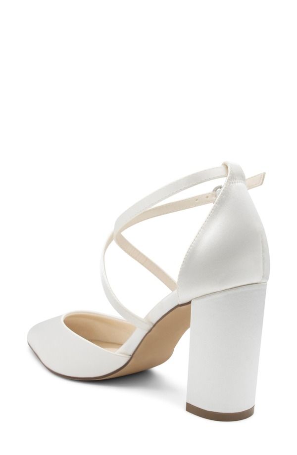 タッチアップ レディース シューズ ヒール アンクル Touch Ups Beloved Ankle Strapointed Toe Pump Ivory アイボリー