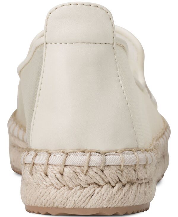 ダナ キャラン ニューヨーク レディース シューズ スリッポン・ローファー ロゴ DKNY Womens Mallandra Logo SlipOn Espadrille Flats Bone