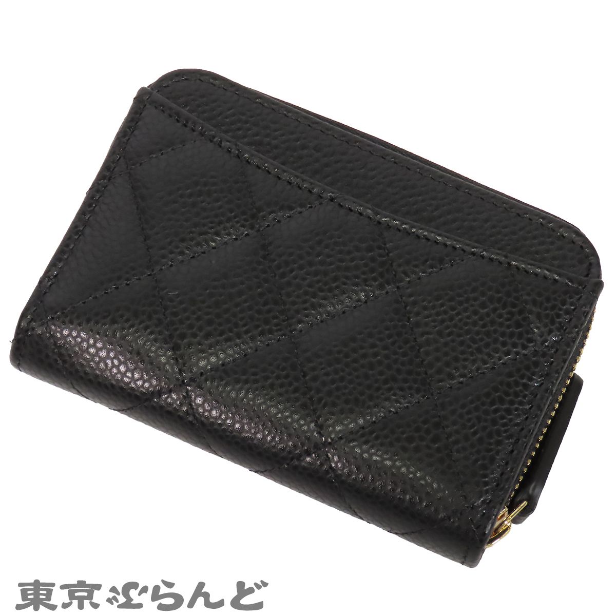 シャネル CHANEL クラシック ジップ コインパース AP0216 ブラック 黒
