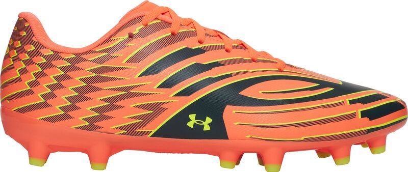 アンダーアーマー メンズ シューズ スニーカー Under Armour Shadow Club 4 FG Soccer Cleats OrangeGreen オレンジ