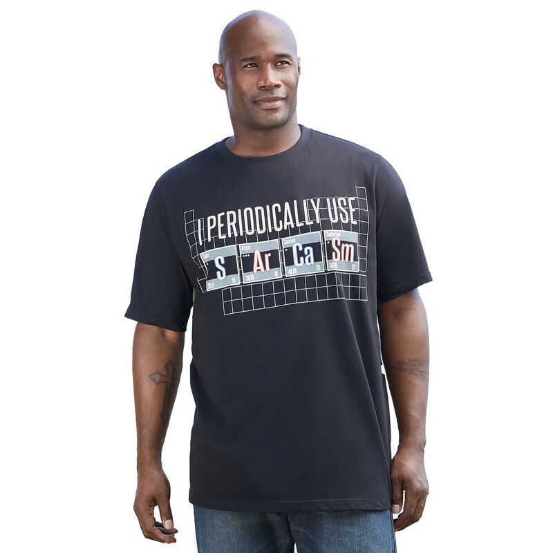 キングサイズ レディース トップス Tシャツ トール グラフィック KingSize Mens Big Tall Slogan Graphic TShirt Periodically
