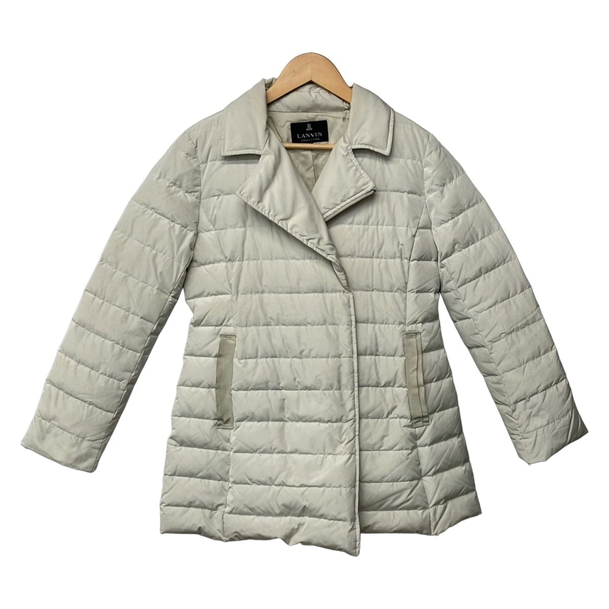 【極美品】 LANVIN ランバンコレクション スプリングコート ベージュ M LANVIN COLLECTION(ランバンコレクション) ダウンコート サイズ40 M