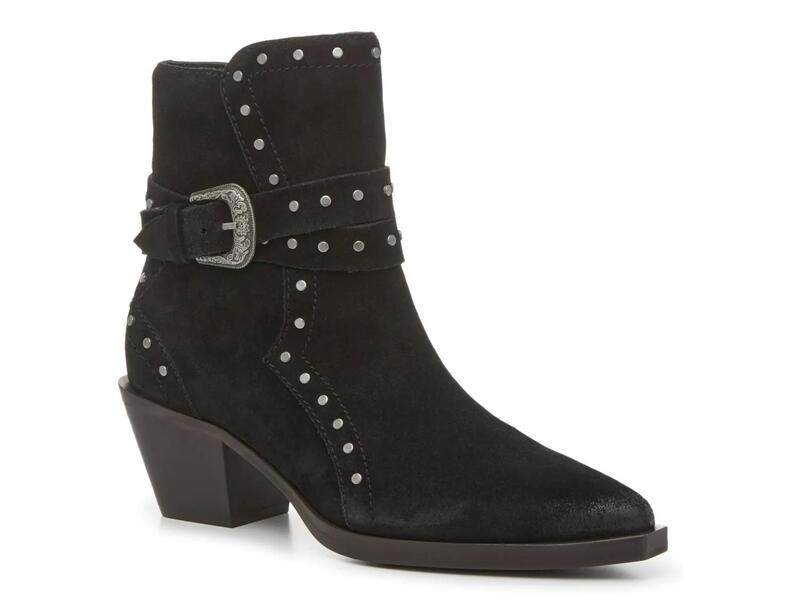 クラウンヴィンテージ レディース シューズ ブーツ・レインブーツ Crown VintageKilon Western Bootie Black ブラック
