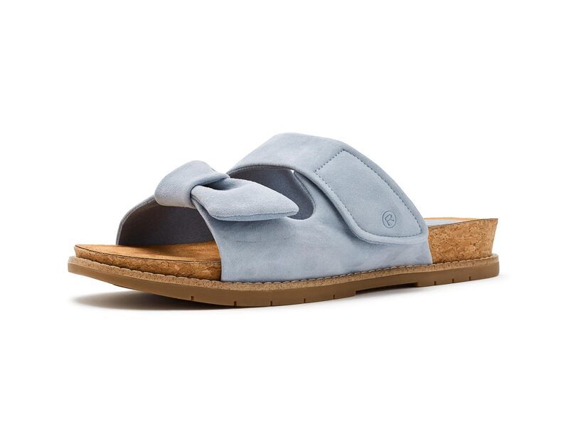 ロックポート レディース シューズ サンダル Rockport Zova Blue Suede ブルー