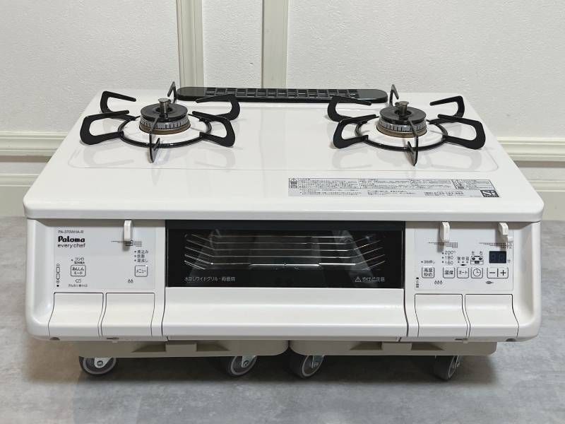 美品! Paloma PA-370WHA-R グリル付きテーブルコンロ 都市ガス用 20年 