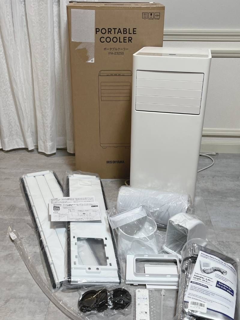 美品! IRIS OHYAMA ポータブルクーラー スポットクーラー IPA-2325S 2025年製 リモコン付