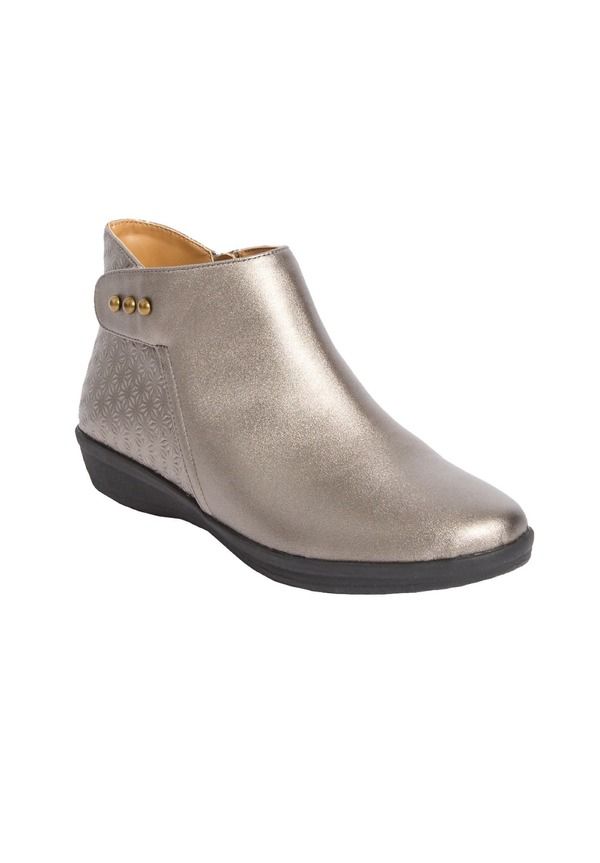 コンフォートビュー レディース シューズ ブーツ・レインブーツ Comfortview The Brinny Orthotic Shootie Gunmetal ガンメタル