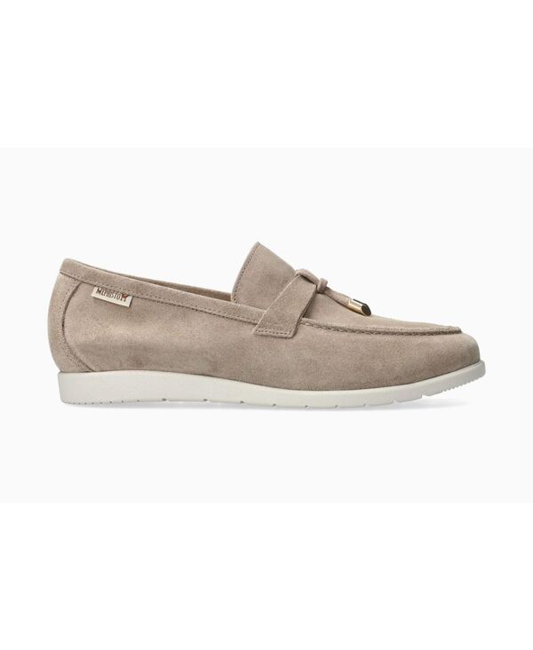 メフィスト レディース シューズ パンプスエード ローファー Mephisto Valenza Taupe Suede Loafer Taupe トープ