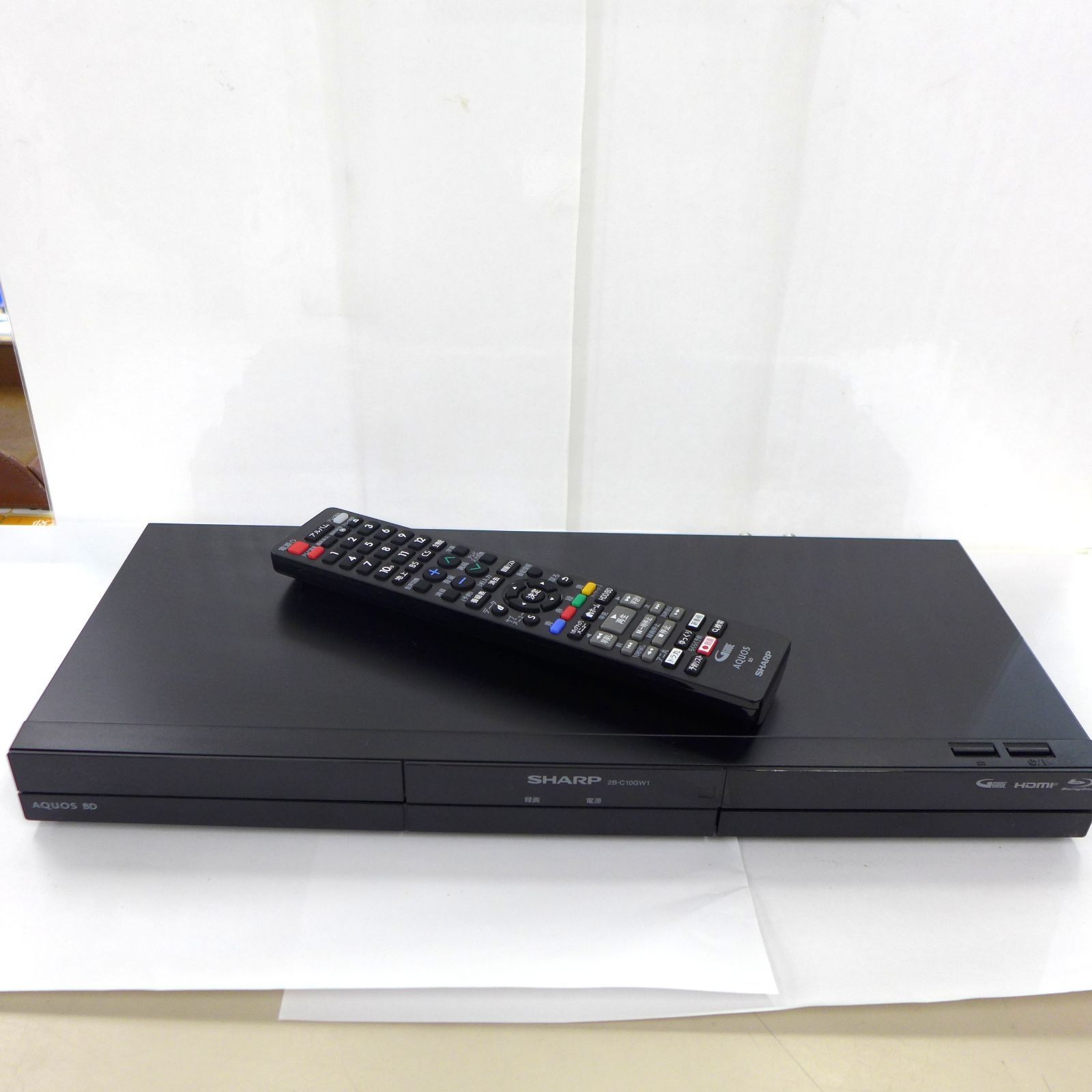 中古美品 2026年製 SHARP シャープ AQUOS 2B-C10GW1 ブルーレイ 