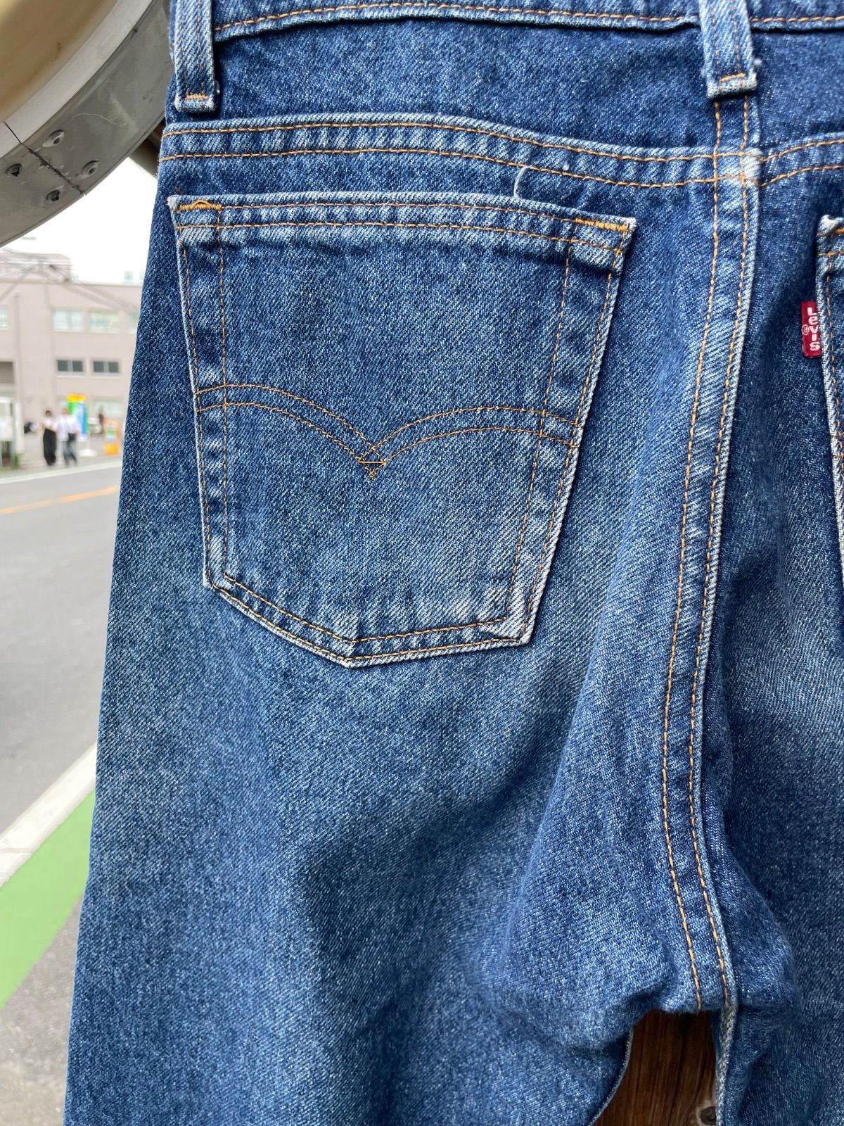 90s アメリカ製 リーバイス 505 W36くらい ストレート インディゴ 中古 