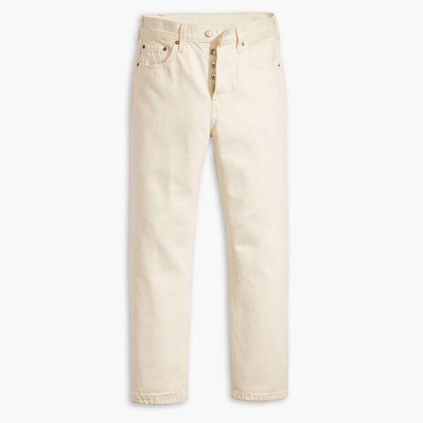 リーバイス レディース ボトムス デニムパンツ Levis 501 Crop Long Live The Queen Ethereal Ecru エクリュ